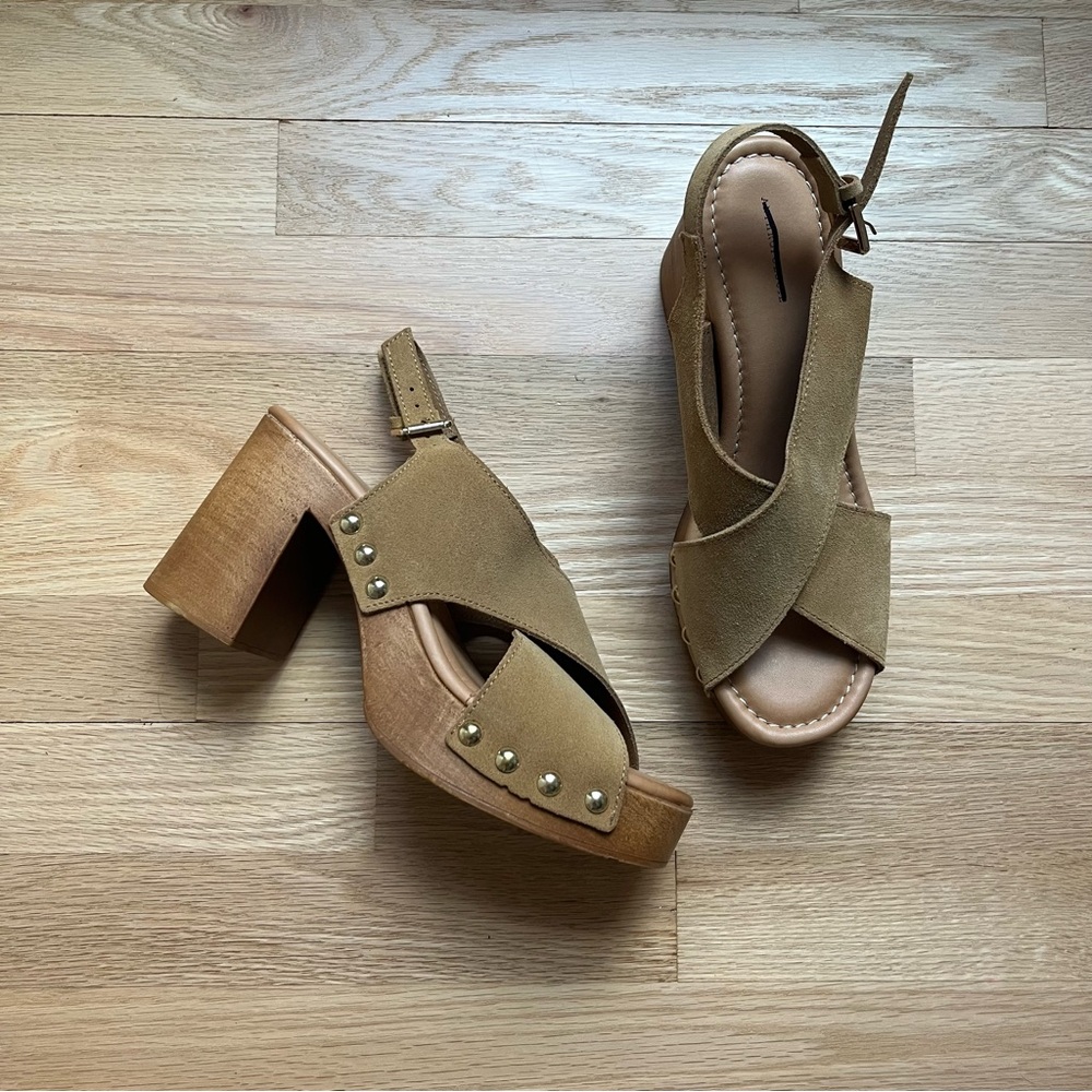 Anthropologie Caia Platform Sandals